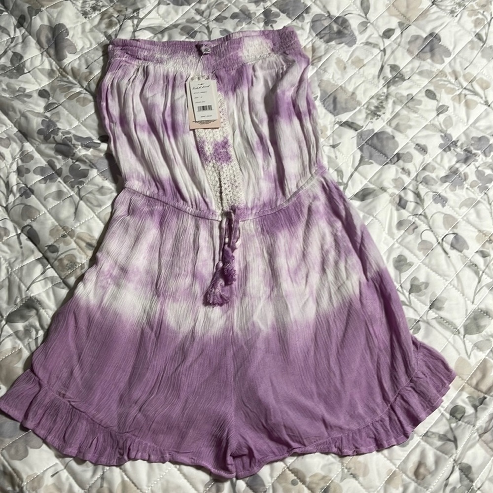 Kiwi and Punch strapless romper S